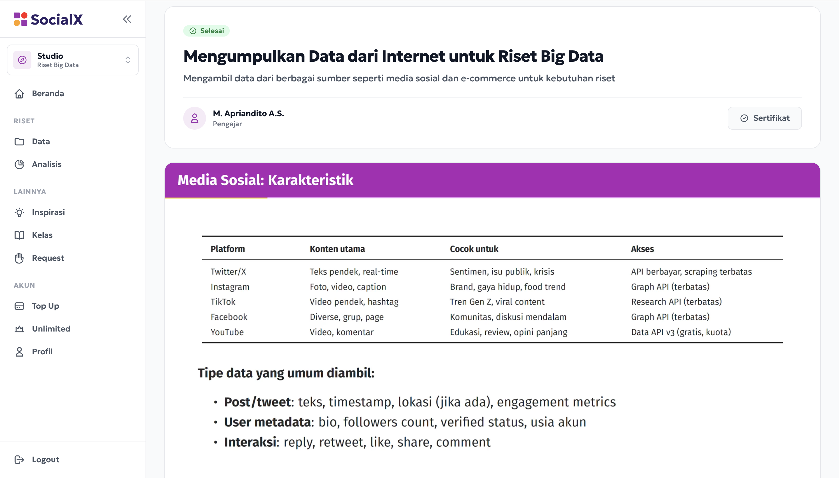 Pelajari Dasarnya