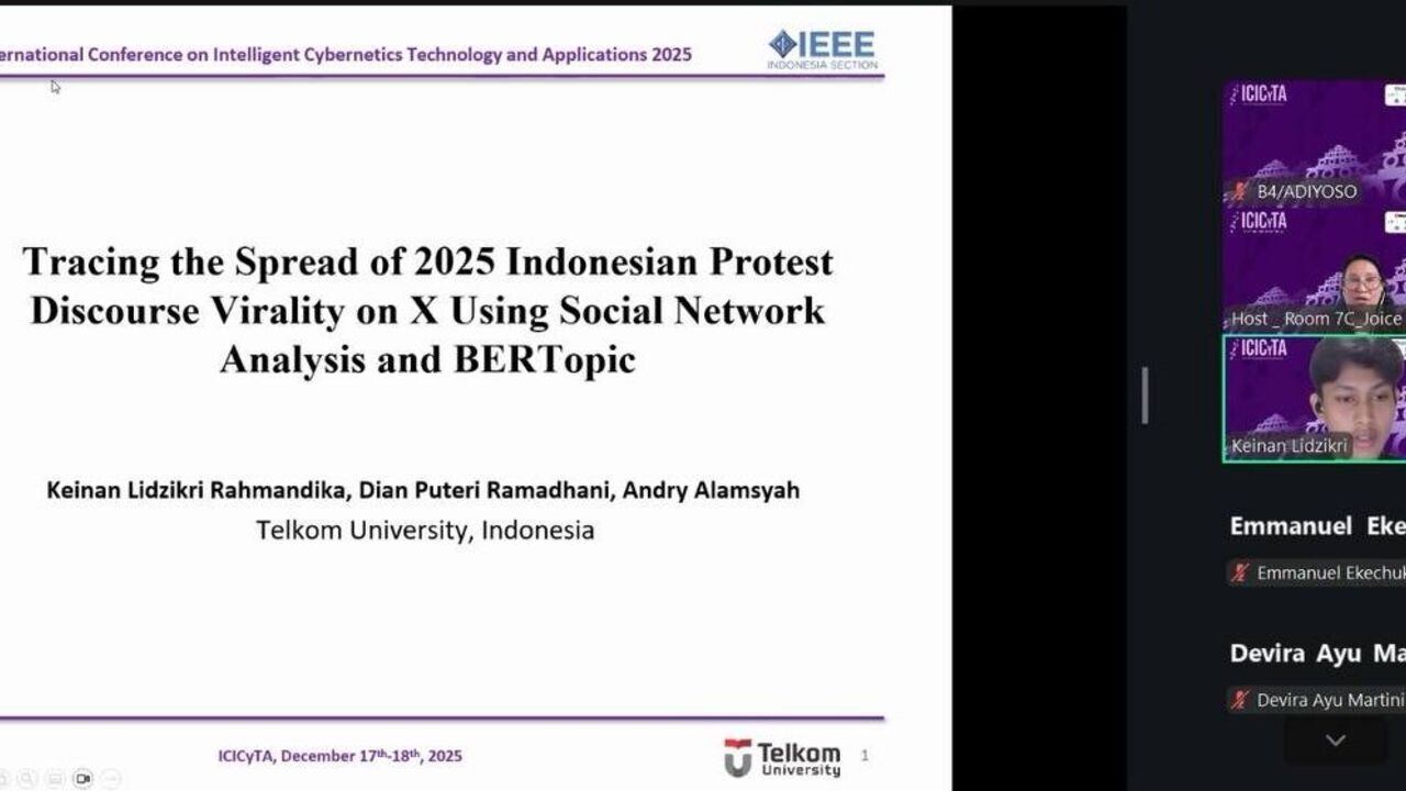 Presentasi paper di ICICyTA 2025